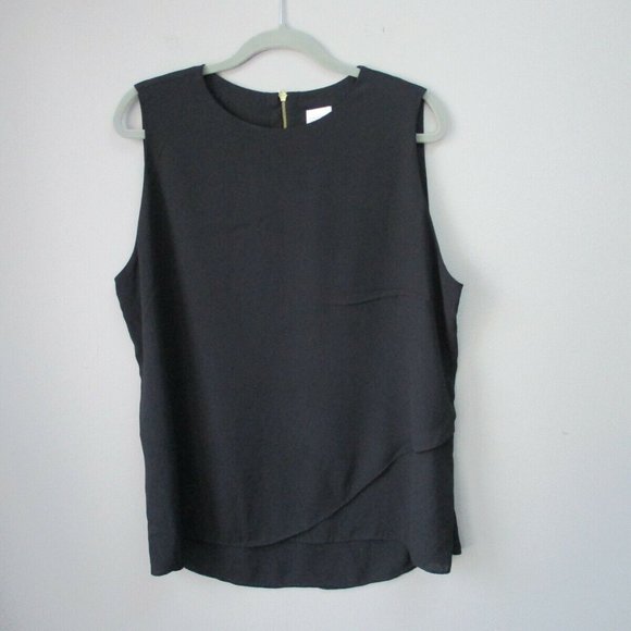 Chico's Tops - Chico's Tank Blouse with back zipper Size XL or 3 Black